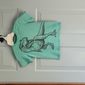 Carter's, Boy's, Sz 5, Green Dinosaur  Shirt, Tyrannosaurus Res, Short Sleeve